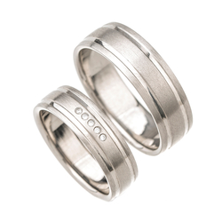 Snubní prsteny z chirurgické oceli SRZ4602