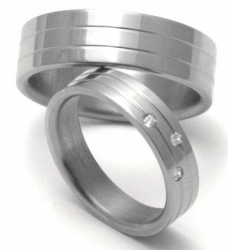 Titanové snubní prsteny STT0500