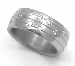 TTN3802 dámský titanový prstýnek