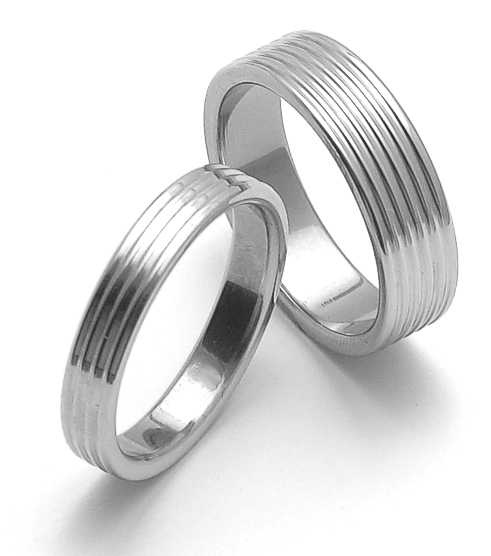 Snubní prsteny z chirurgické oceli SRZ0480